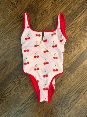 LainSnow Cherry-Pie ocean isle One-Piece Swimsuit